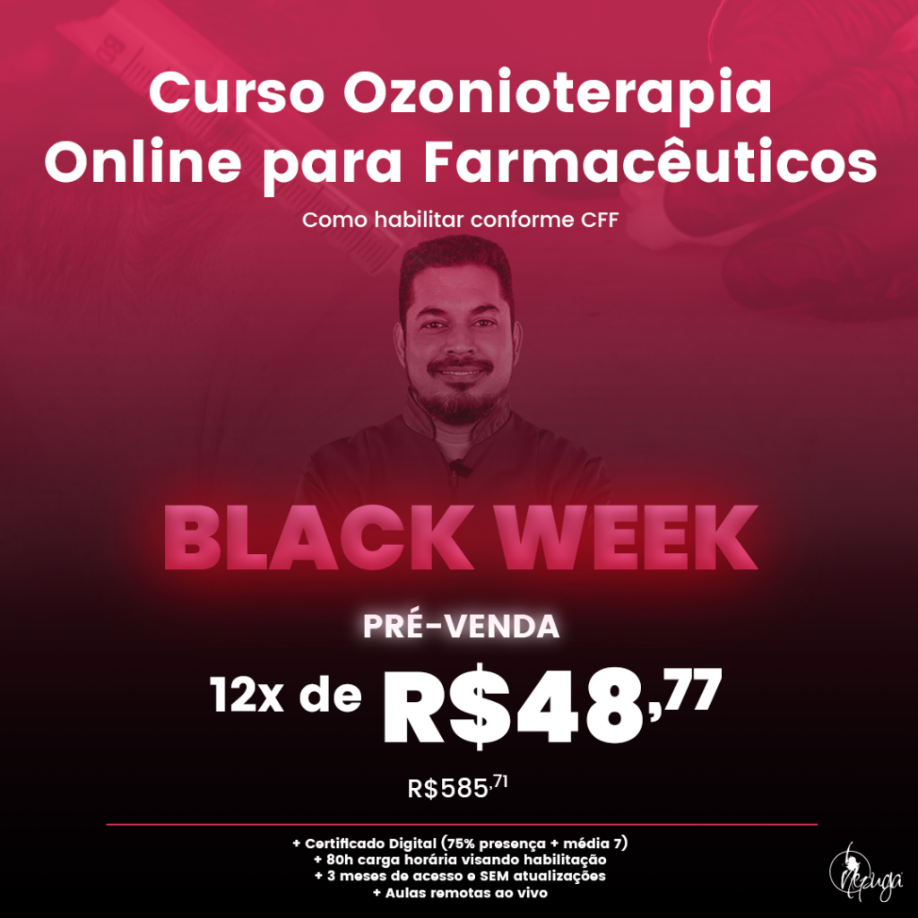 Cursos Ozonioterapia Farmacêuticos Blackfriday