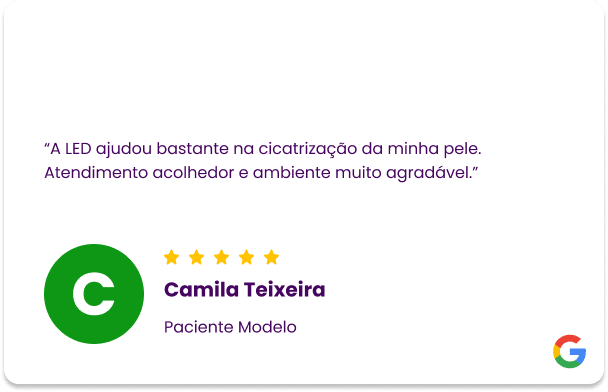 w depoimentosLED TERAPIA 3