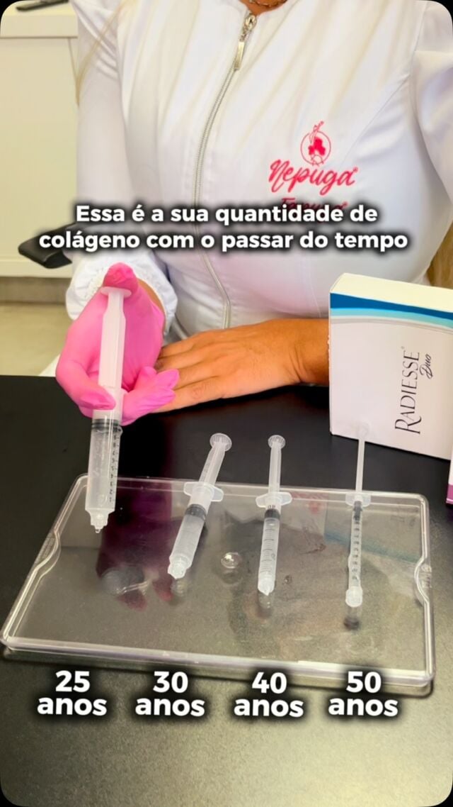 Essa é a sua quantidade de colágeno ao longo do tempo... O que você perde com o passar dos anos, o bioestimulador devolve! 💉

Recupere a firmeza, o viço e a jovialidade da sua pele com um tratamento que estimula seu corpo a produzir mais colágeno naturalmente!

⏳ O tempo pode levar, mas a tecnologia traz de volta!

#BioestimuladorDeColágeno #PeleRenovada #TratamentoAntienvelhecimento #BelezaNatural #Rejuvenescimento