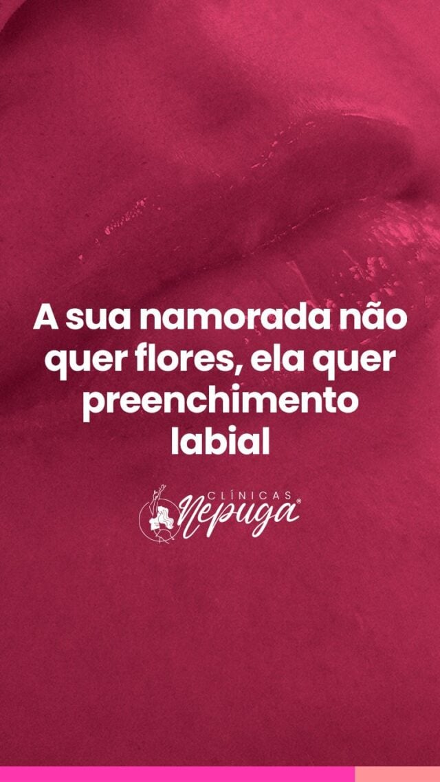 🚨 Alerta de presente ideal!
Esquece as flores e o chocolate… o que ela quer mesmo é preenchimento labial! 👄💉

Encaminha esse vídeo pro seu amor com carinho (e um leve toque de indireta 👀).
Porque se é pra presentear, que seja com autoestima e beleza! 💘

#PreenchimentoLabial #PresentePerfeito #ClínicasNepuga #BelezaComSegurança #DiaDosNamorados #ElaMerece
