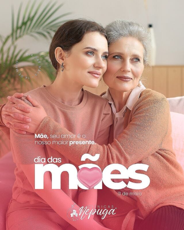 🌷 Mãe, seu amor é o nosso maior presente.
Na sua força, encontramos inspiração.
No seu cuidado, aprendemos o valor da saúde e do bem-estar.
Hoje, celebramos você — que transforma o mundo com amor todos os dias.

Feliz Dia das Mães! 💖
#DiadasMães #NepugaClinicas #AmorQueCuida #SaúdeComCarinho