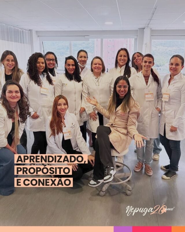 Cada jornada no Nepuga é única, mas todas têm algo em comum: a união de doutores que escolheram transformar sua história por meio da Saúde Estética.

Foi assim em Belo Horizonte. Um encontro marcado por aprendizado prático, acolhimento e a certeza de que estamos no caminho certo — levando mais bem-estar e autoestima para o mundo, com ética e excelência.

Que venham as próximas fases da transformação. O Sucesso Está Em Suas Mãos.

#TurmaNepugaBH #VivênciaNepuga #SaúdeEstética #ProfissionaisDaSaúde #NepugaNaPrática #osucessoestáemsuasmãos
