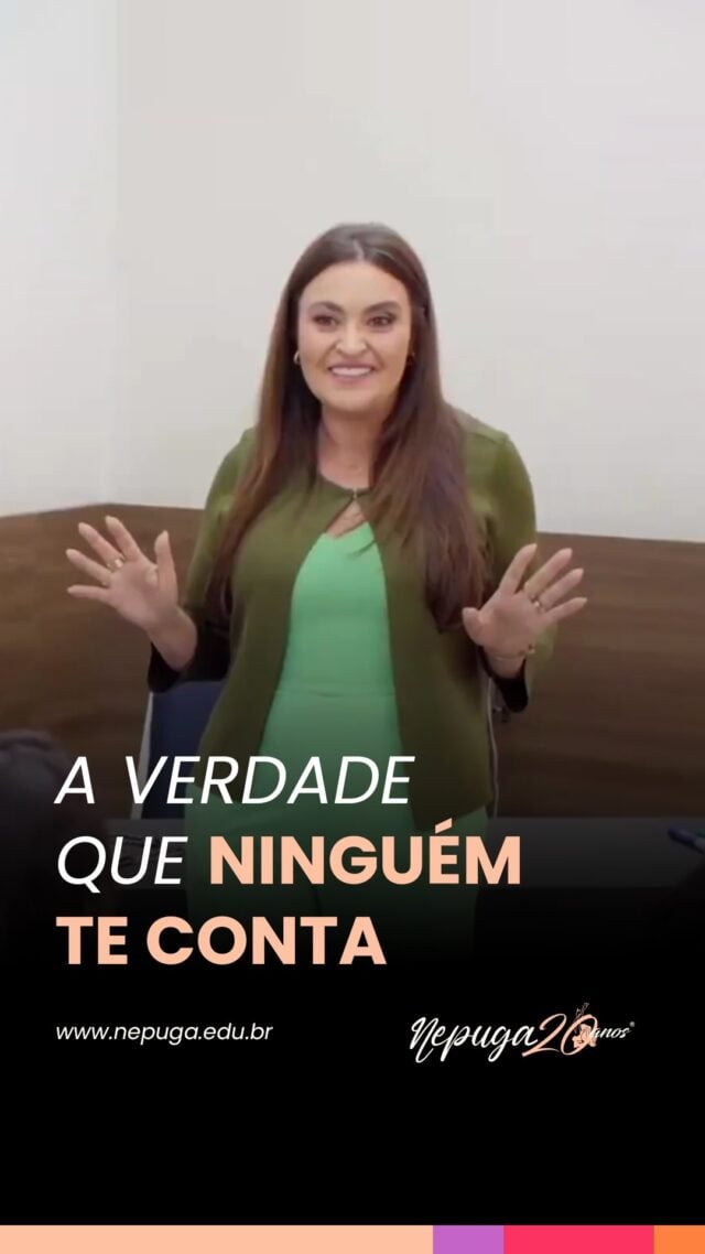 💰 Com a autoridade de quem criou a Biomedicina Estética no Brasil, a Dra. Ana Carolina Puga revela um ensinamento valioso: o segredo para ganhar dinheiro na estética não está na cereja do bolo, está no arroz com feijão bem feito!

Com mais de 20 anos de legado, ela ensina que quem domina o básico com excelência já sai na frente. É esse conhecimento aplicado com ética, constância e segurança, que constrói uma jornada de sucesso real.

É por isso que a pós-graduação do Nepuga entrega o que nossos doutores precisam para construir uma clínica rentável desde o início — com práticas reais, professores especialistas e direcionamento concreto para transformar conhecimento em faturamento.

📌 Coloque em prática o que você aprende. Esse é o diferencial.

#Nepuga20anos #OSucessoEstáEmSuasMãos