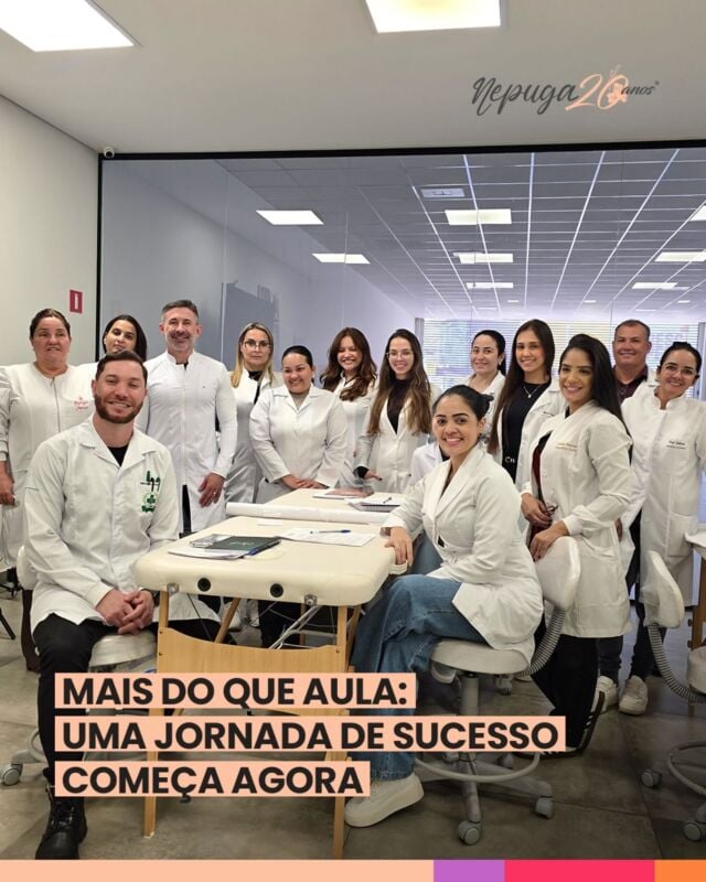 Primeiro dia, primeiras conexões.

Hoje foi dia de receber nossos alunos em Ribeirão Preto com uma vivência clínica fundamental: a aula de Semiologia com a Dra. Stella Lobão.

Além do conhecimento técnico, o que se constrói aqui é algo que vai além: apoio, parceria e pertencimento.

É assim que começa a transformação: com prática, acolhimento e networking de verdade.

Que esse seja o início de uma jornada de sucesso para cada um de vocês!
#OSucessoEstáEmSuasMãos

#VivênciaClínica #SaúdeEstética #NepugaRP #PósGraduaçãoNepuga #semiologiaestética