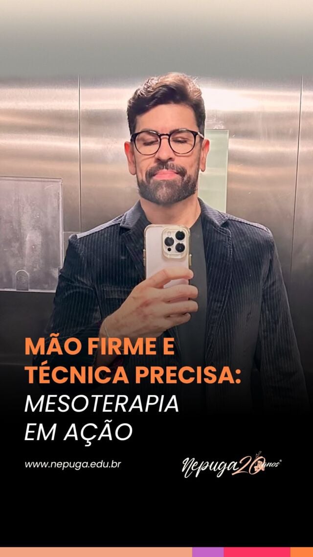 Com técnica e propósito em cada aplicação, o Dr. Jonatan Amaral - Biomédico e pós-graduando Nepuga - mostra como a Mesoterapia entrega resultado e transformação.

📍Abdômen, papada, estrias...

Cada região exige conhecimento, estratégia e precisão.

O estímulo de colágeno, a redução de medidas e a regeneração da pele são reflexos de quem domina o que faz.

Com a especialização certa, a prática ganha propósito.

Parabéns, Dr. Jonatan, por conduzir com excelência sua jornada na Saúde Estética.

O Sucesso Está Em Suas Mãos.

#Mesoterapia #BiomedicinaEstética #SaúdeEstética #NepugaNaPrática #ProfissionaisDaSaúde #VivênciaClínicaNepuga #osucessoestáemsuasmãos