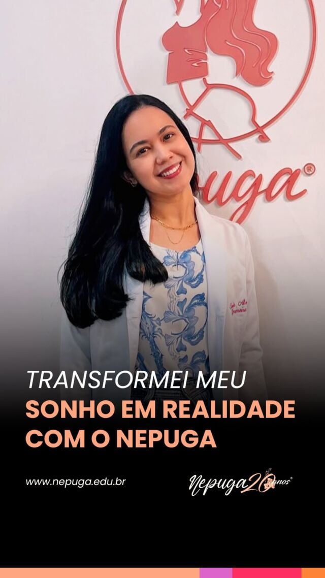 A Dra. Camila Alves compartilha sua trajetória inspiradora com a gente, direto do Nepuga Salvador! Ela decidiu seguir seu desejo de atuar na Saúde Estética e buscou no Nepuga o caminho para conquistar mais segurança, conhecimento e confiança para transformar sua realidade.

Hoje, finalizando a pós-graduação, Camila expressa toda a gratidão por ter sido acolhida por uma equipe comprometida e preparada, que proporcionou não apenas aprendizado técnico, mas também apoio e pertencimento.

Se você também sonha em empreender, ter autonomia e evoluir na Saúde Estética, saiba que #OSucessoEstáEmSuasMãos!

#Nepuga #SaúdeEstética #TransformandoVidas #Empreendedorismo #posgraduacaonepuga